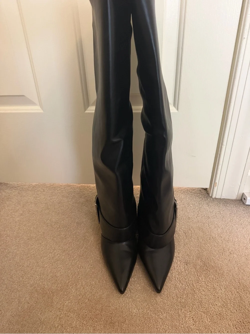 N/A silver worn black
